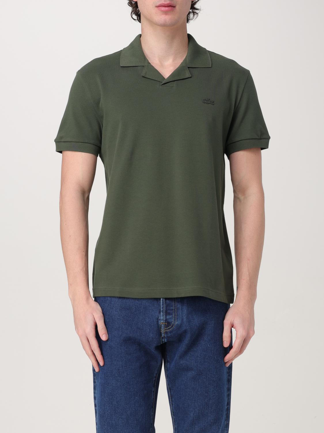 LACOSTE POLO: Polo classic fit Lacoste in cotone organico piquet, Kaki - Img 1