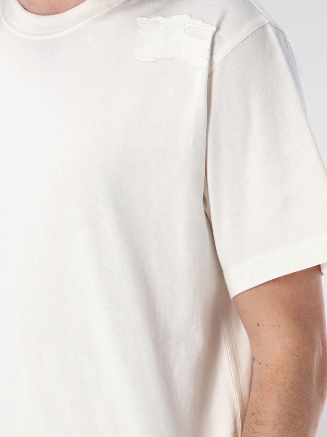 BURBERRY T-SHIRT: T-shirt men Burberry, White - Img 3