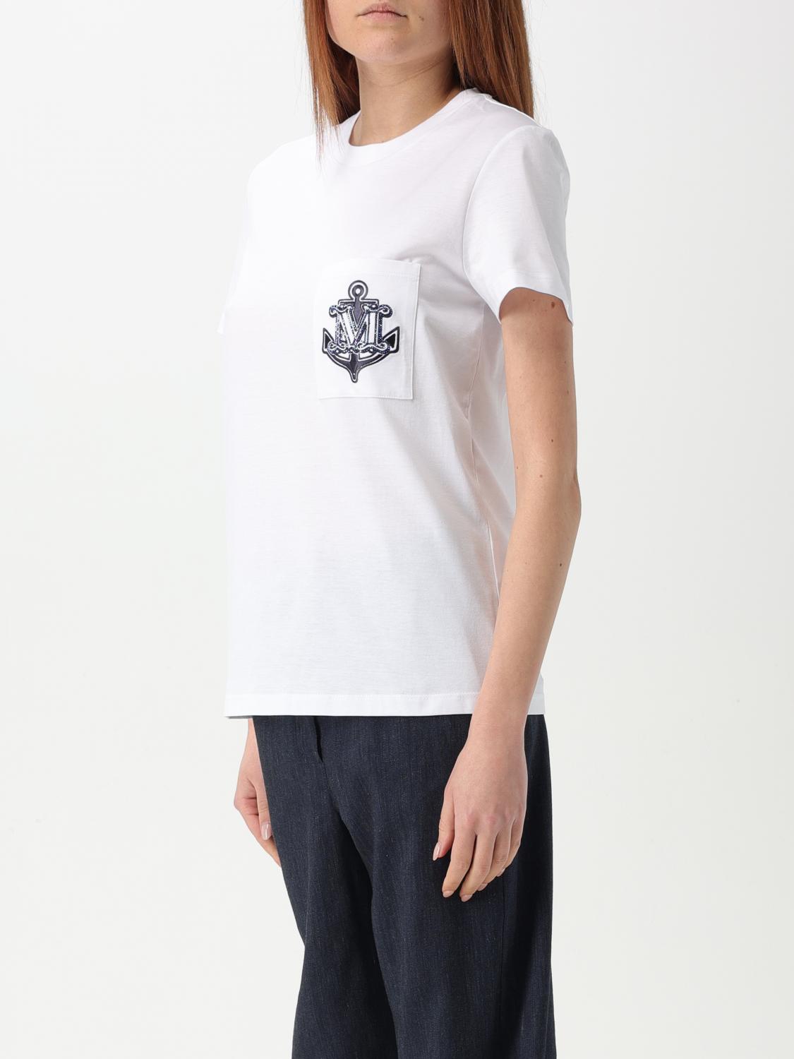 MAX MARA CAMISETA: Top mujer Max Mara, Blanco - Img 4