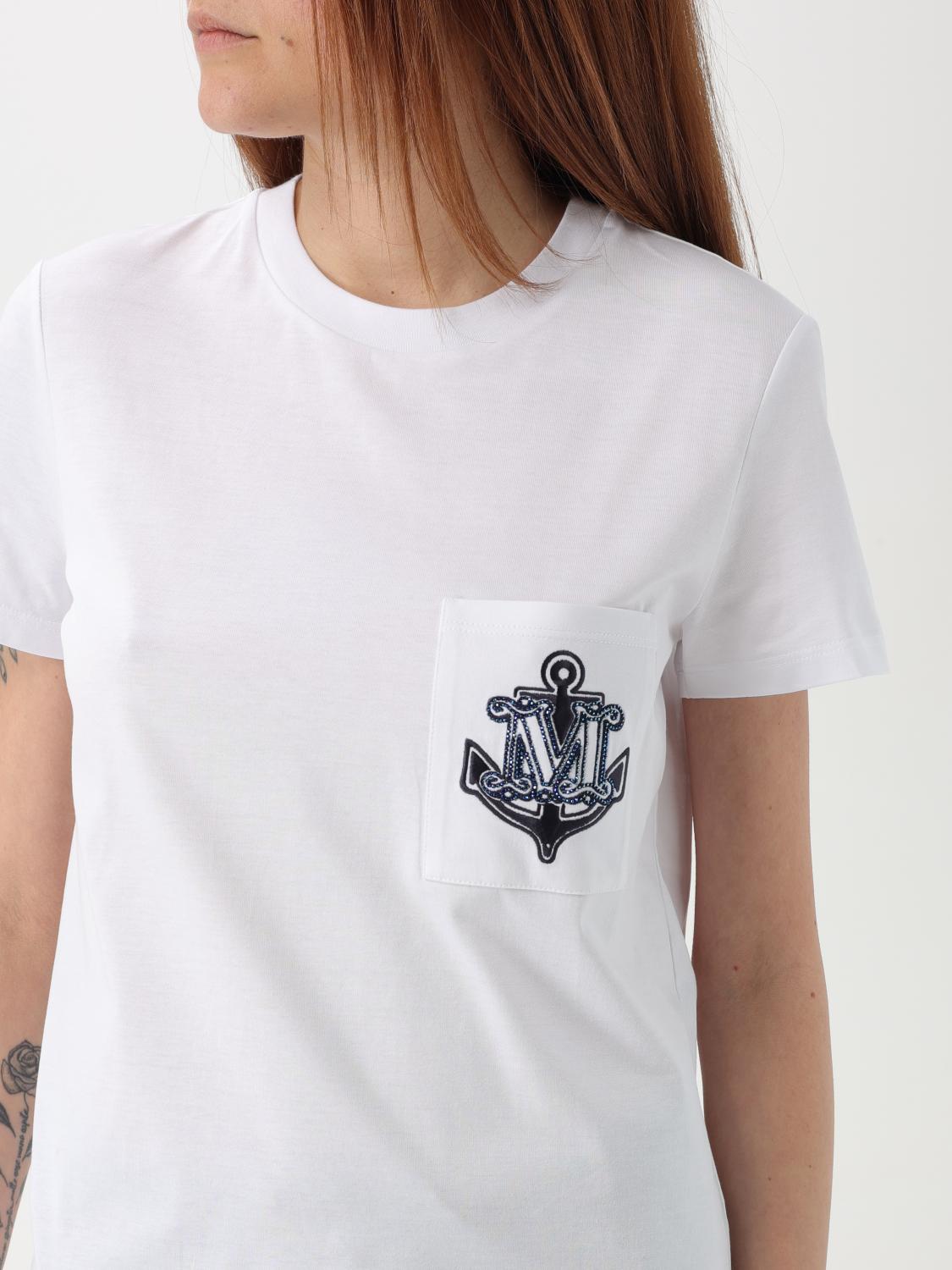MAX MARA CAMISETA: Top mujer Max Mara, Blanco - Img 5