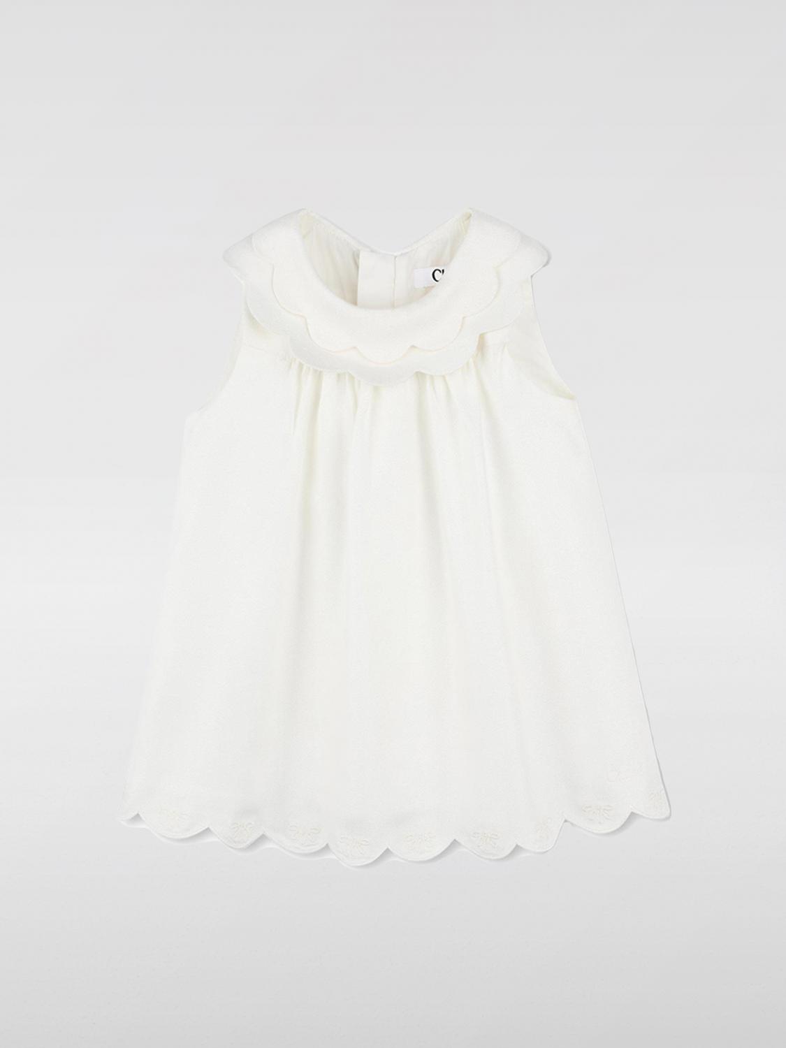 CHLOÉ 점프수트: 롬퍼 남아 ChloÉ, 화이트 - Img 1