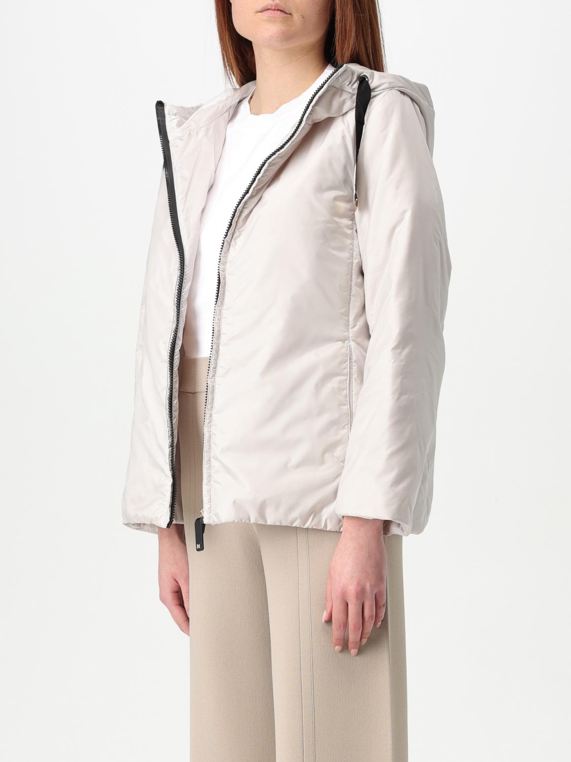 MAX MARA THE CUBE JACKET: Max Mara The Cube nylon jacket with hood, Grey - Img 4
