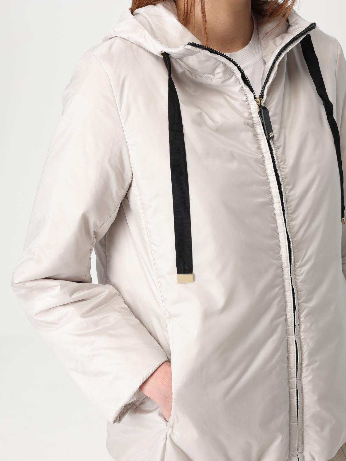 MAX MARA THE CUBE JACKET: Max Mara The Cube nylon jacket with hood, Grey - Img 5
