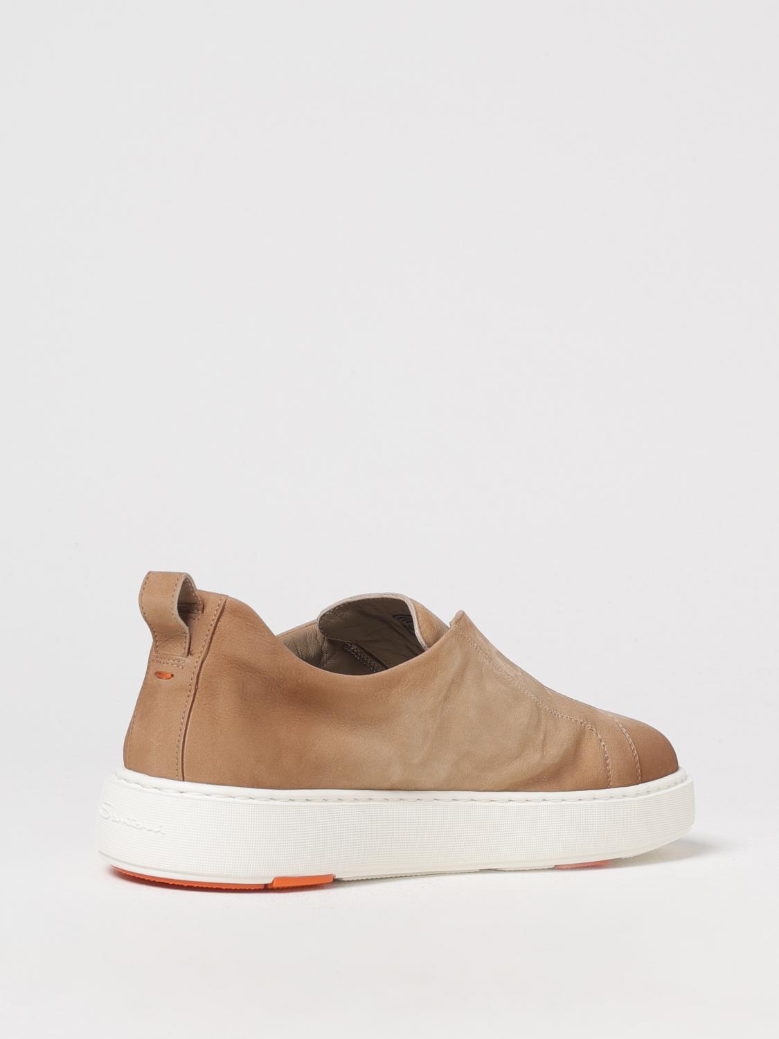 SANTONI スニーカー: スニーカー メンズ Santoni, ベージュ - Img 3