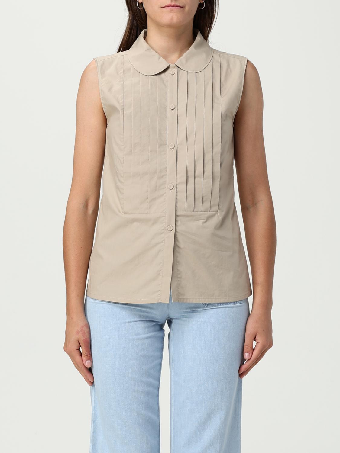A.P.C. HEMDBLUSE: Hemdbluse damen A.P.C., Beige - Img 1