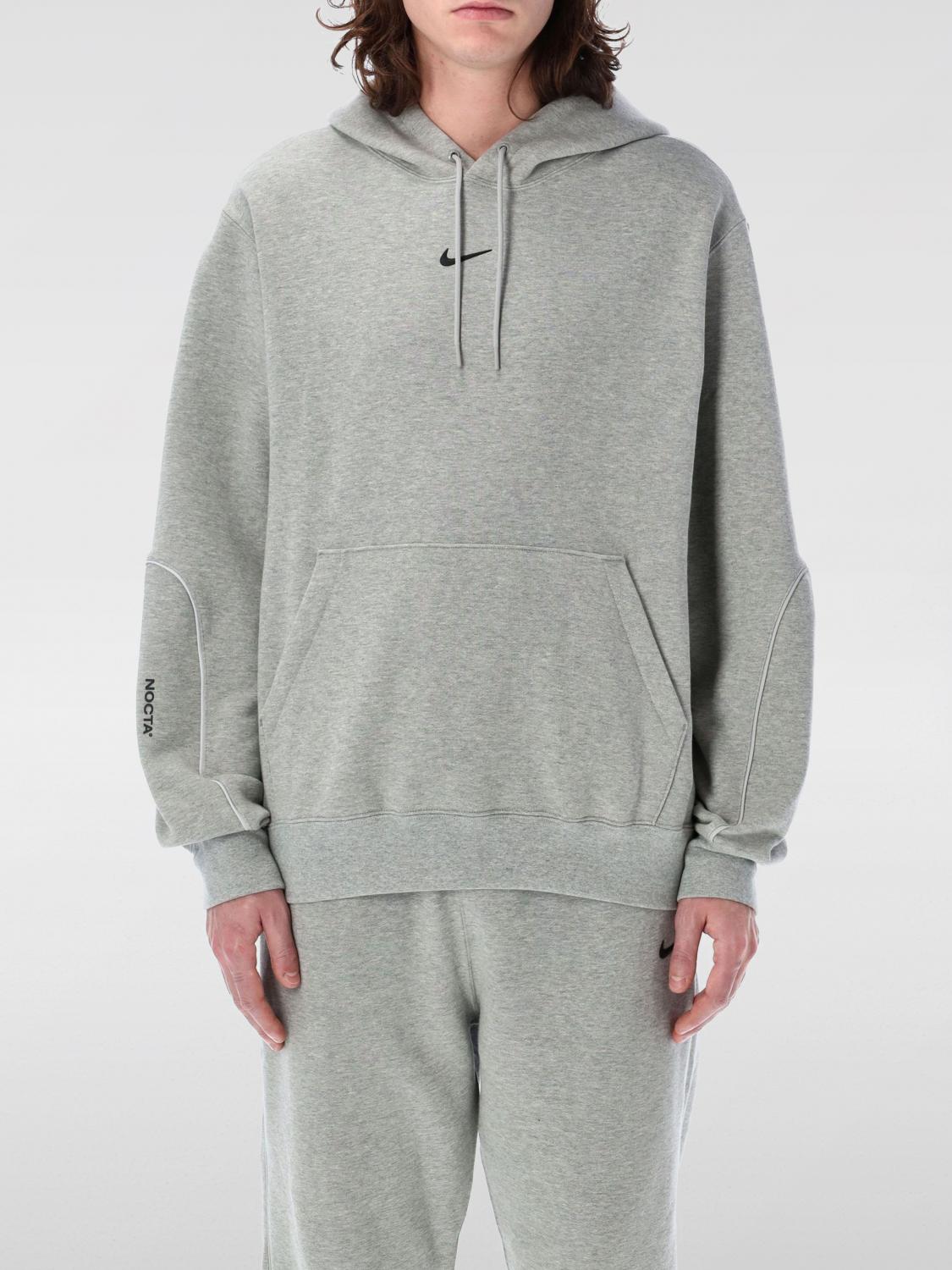 NIKE FELPA: Felpa con cappuccio in cotone Nike, Grigio - Img 1