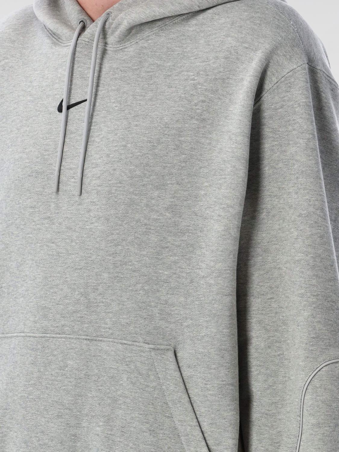 NIKE FELPA: Felpa con cappuccio in cotone Nike, Grigio - Img 3