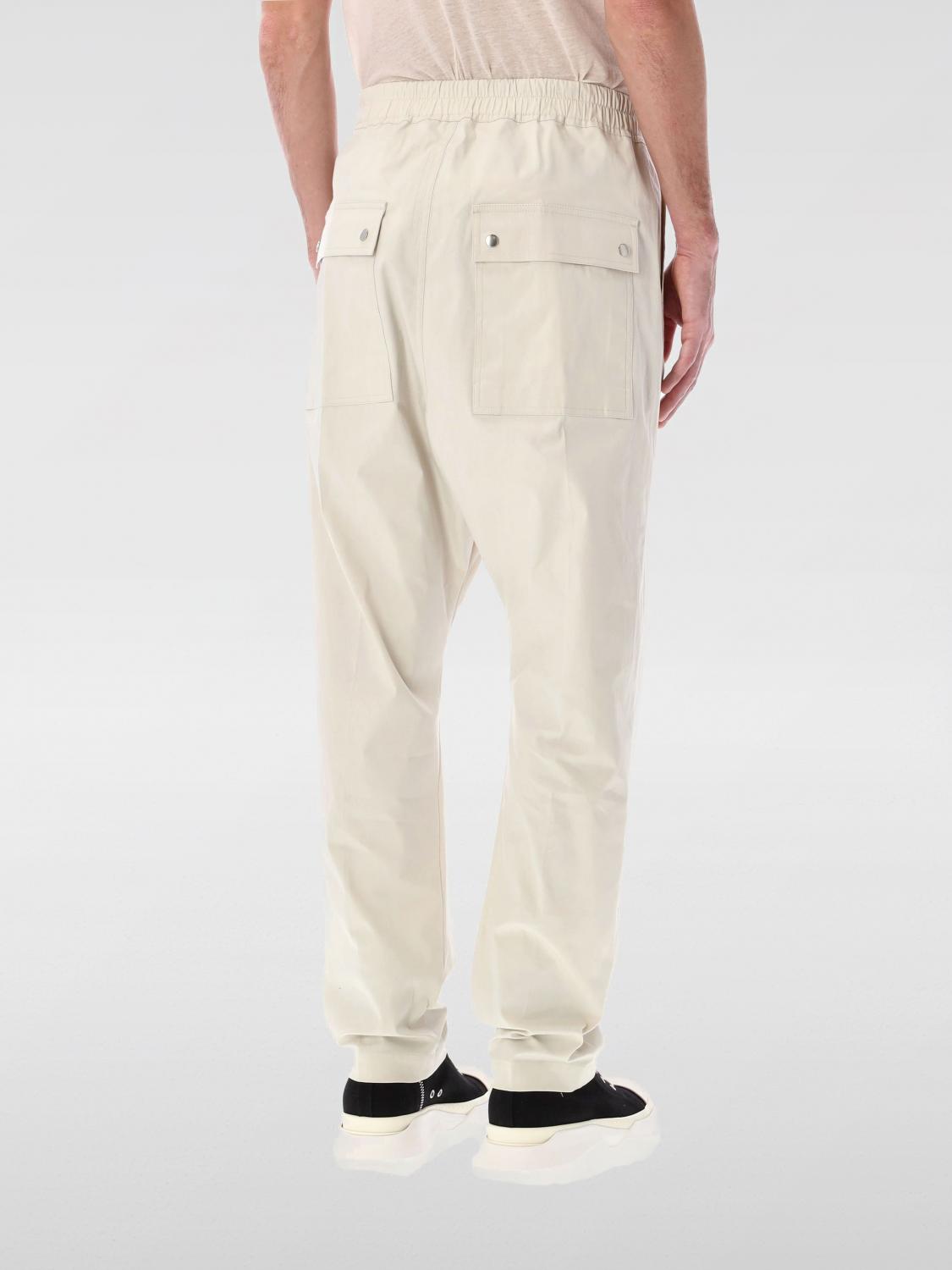 RICK OWENS TROUSERS: Trousers men Rick Owens, Beige - Img 2