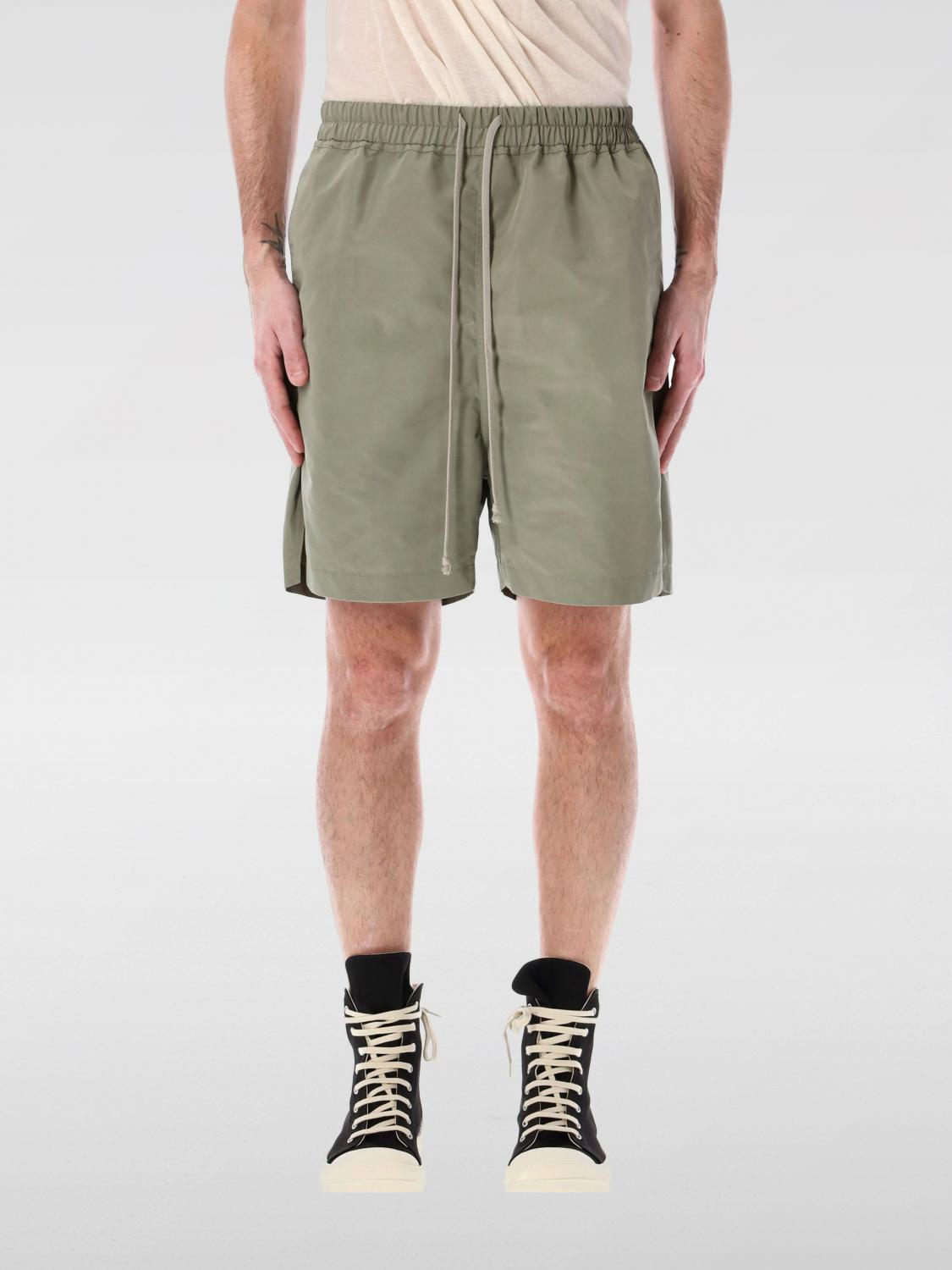RICK OWENS SHORTS: Short men Rick Owens, Green - Img 1