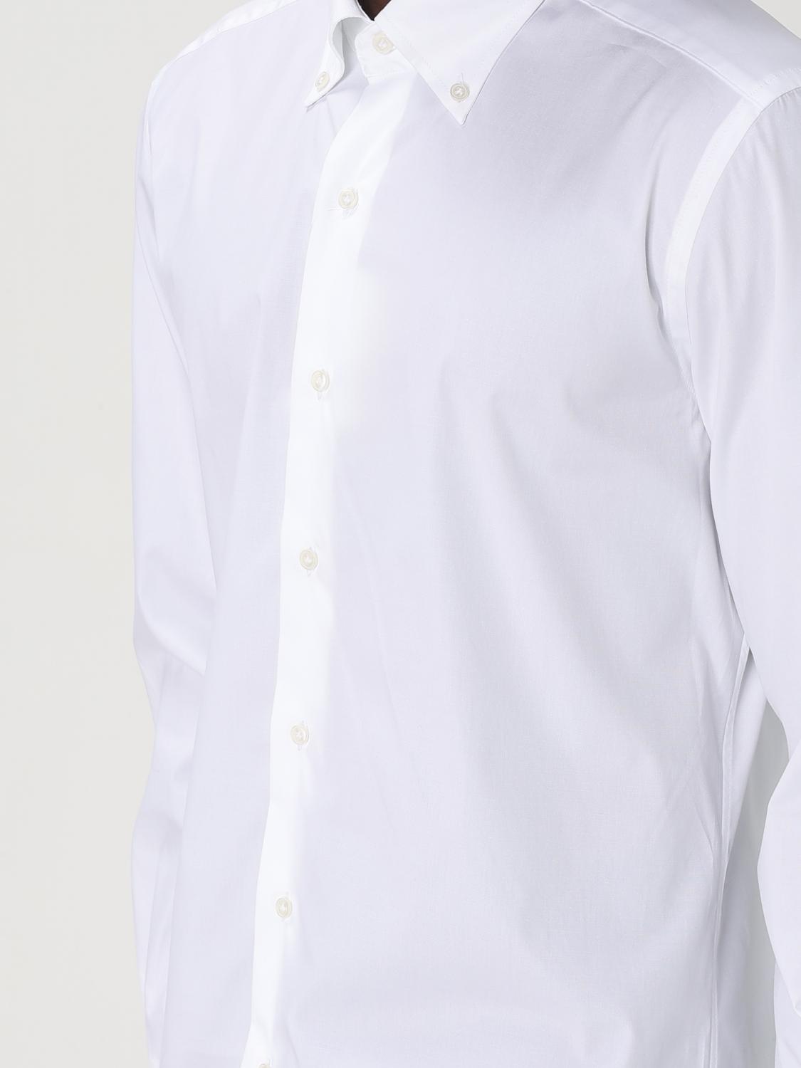 FAY CAMICIA: Camicia classica Fay in cotone , Bianco - Img 3