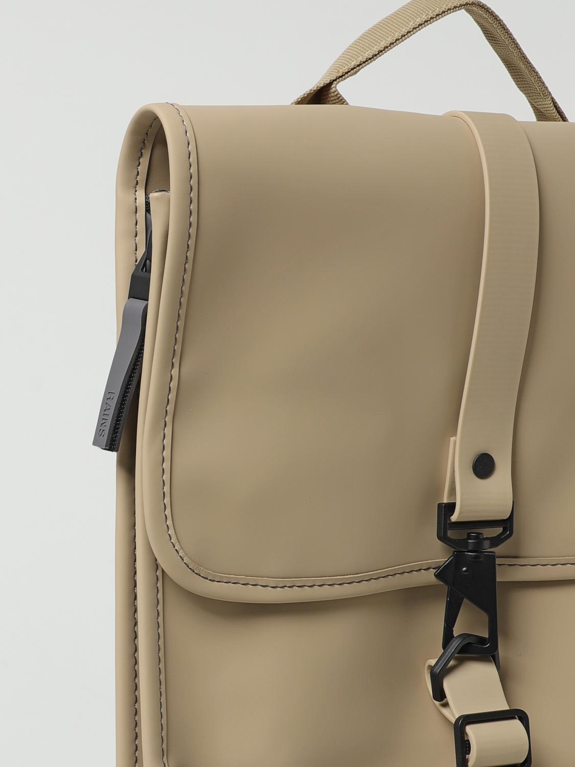 RAINS BACKPACK: Backpack men Rains, Beige - Img 3