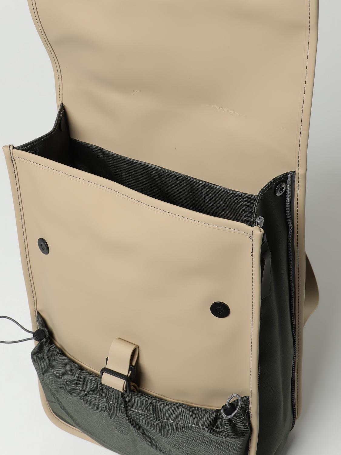 RAINS BACKPACK: Backpack men Rains, Beige - Img 4