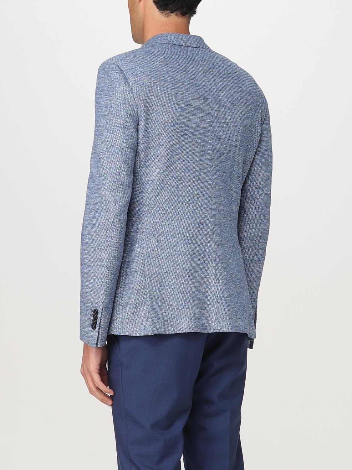 LUIGI BIANCHI JACKET: Blazer men Luigi Bianchi, Blue - Img 2