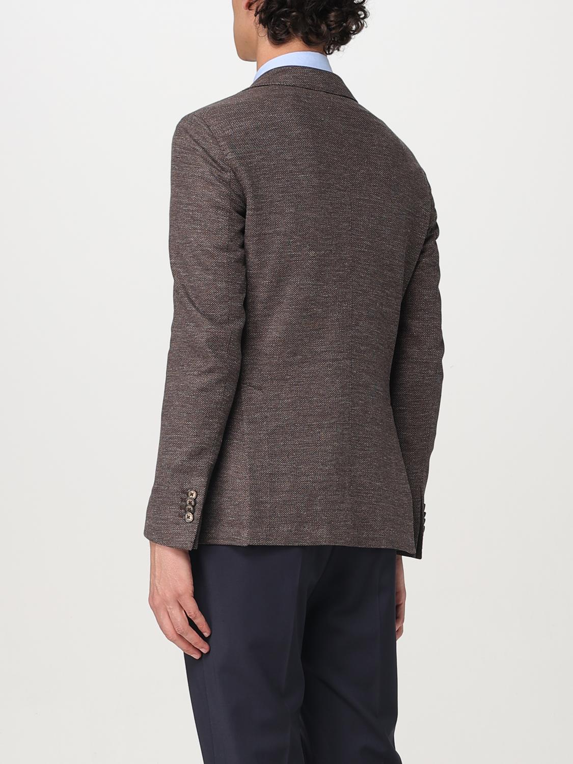LUIGI BIANCHI JACKET: Blazer men Luigi Bianchi, Brown - Img 2