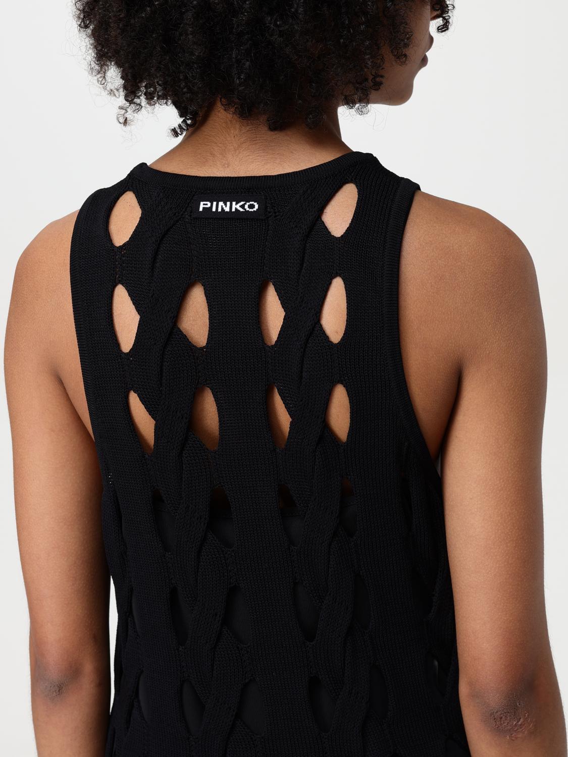 PINKO KLEID: Kleider damen Pinko, Schwarz - Img 3