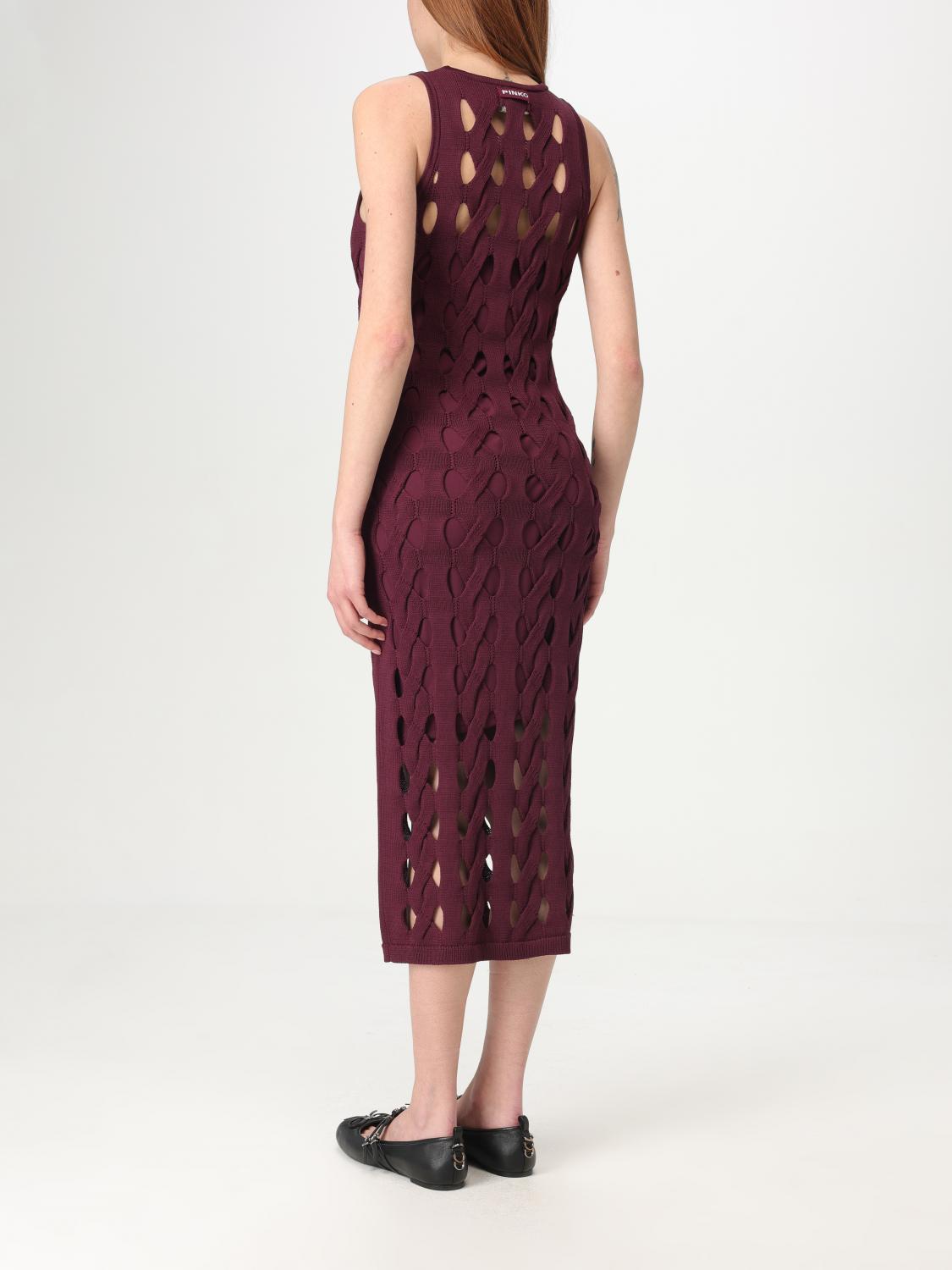 PINKO VESTIDO: Vestido mujer Pinko, Granate - Img 2