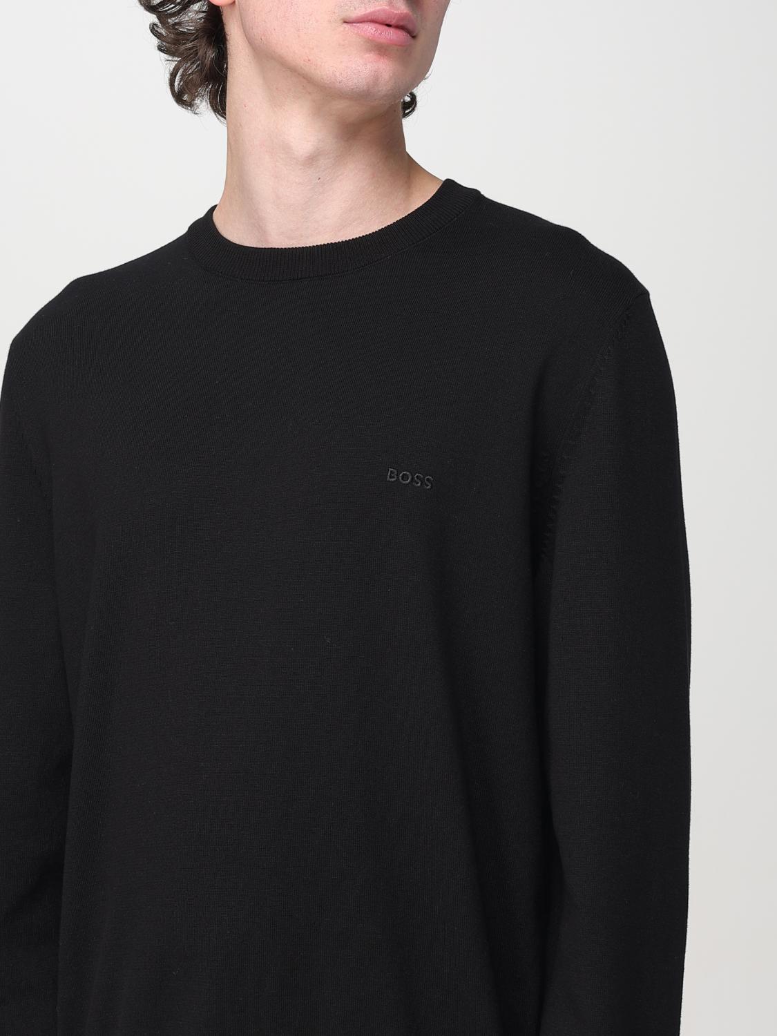 HUGO PULLOVER: Pullover herren Hugo, Schwarz - Img 3