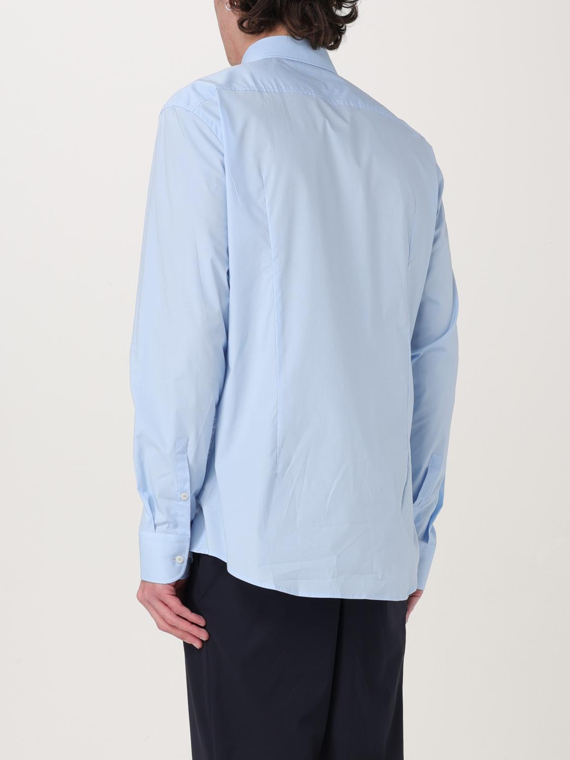 HUGO CAMICIA: Camicia classica Hugo in cotone , Azzurro - Img 2