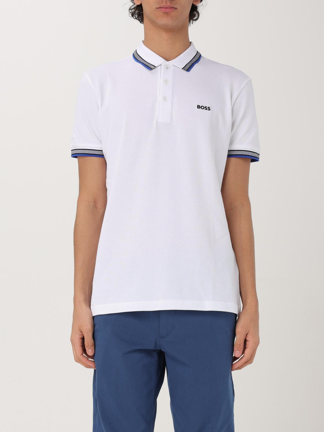 HUGO POLO: Polo basic in cotone Hugo, Naturale - Img 1