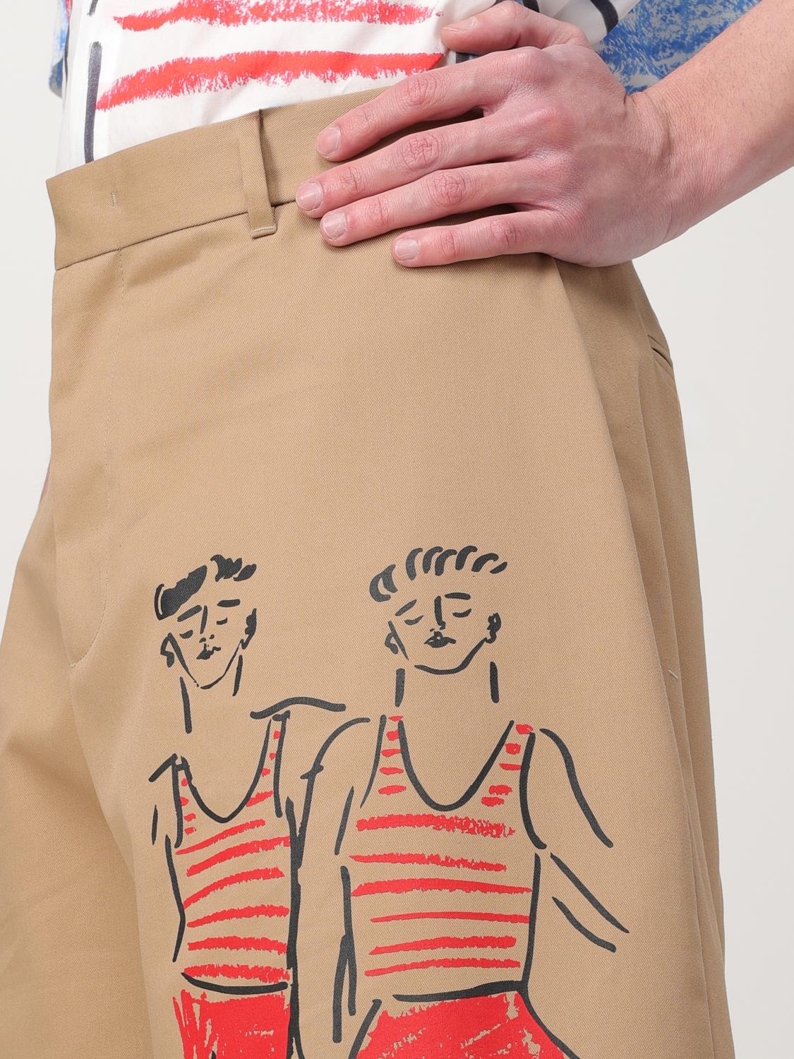 MSGM SHORTS: Short men MSGM, Beige - Img 4
