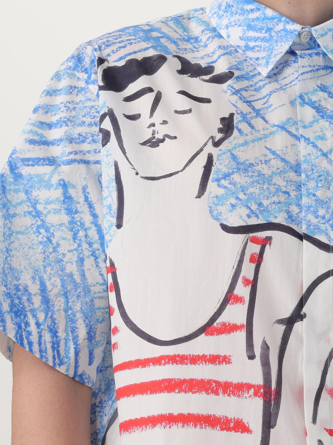 MSGM CAMISA: Camisa hombre MSGM, Azul Claro - Img 4