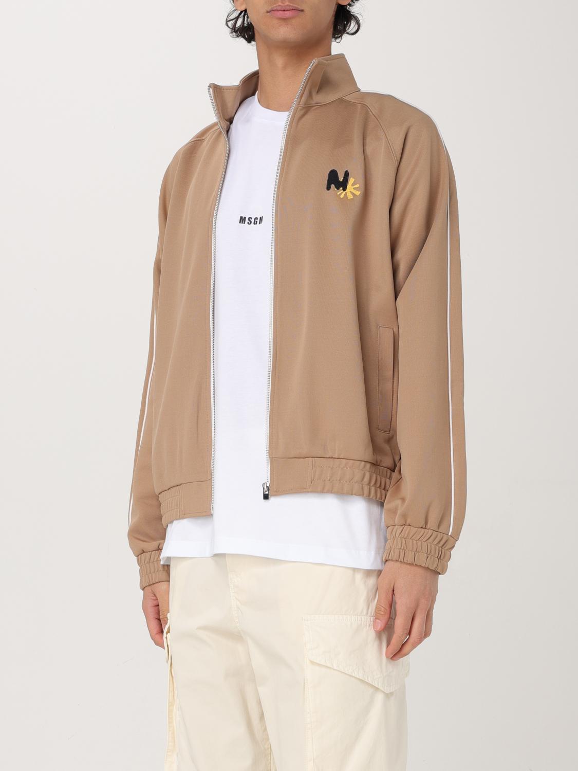 MSGM SWEATSHIRT: Sweatshirt men MSGM, Beige - Img 4