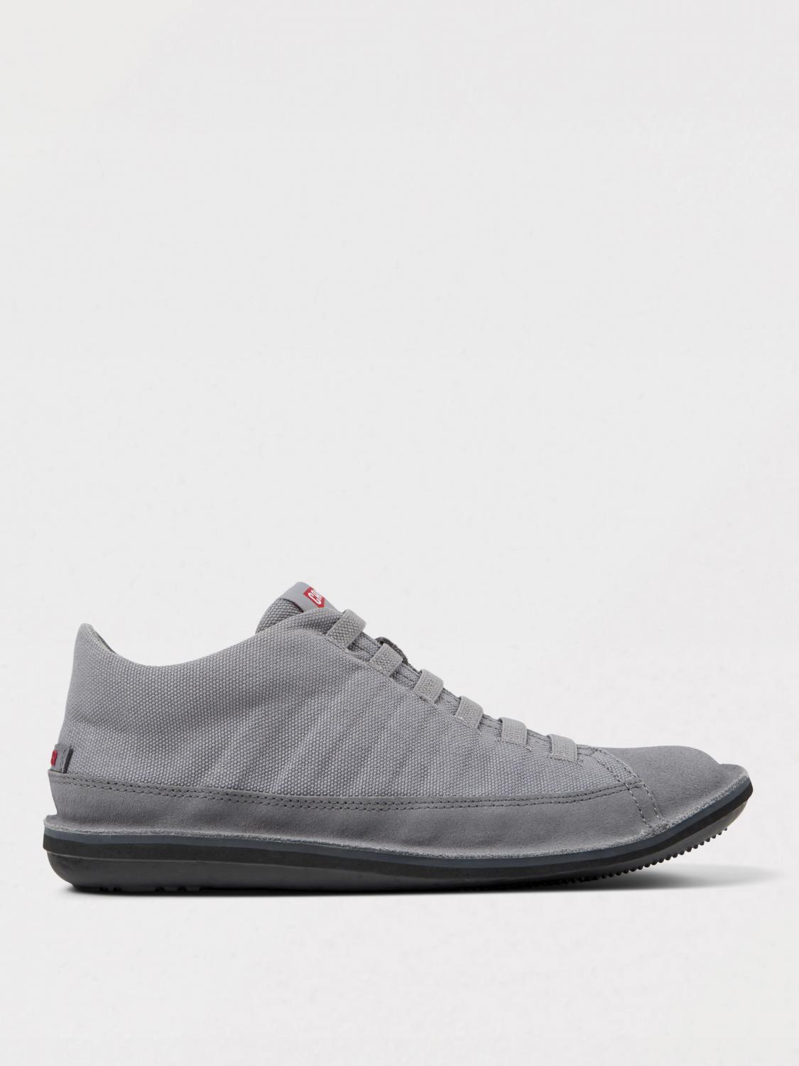 CAMPER SNEAKERS: Sneakers Beetle Camper in cotone riciclato e nabuk , Grigio - Img 1