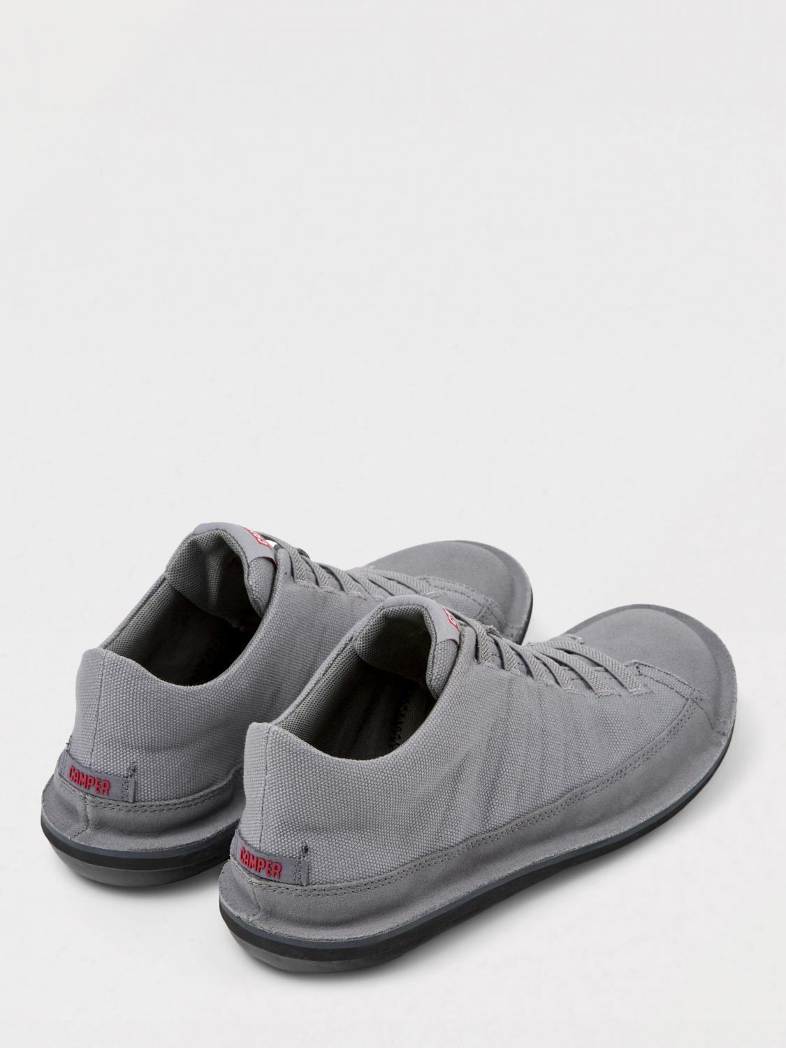 CAMPER SNEAKERS: Sneakers Beetle Camper in cotone riciclato e nabuk , Grigio - Img 3