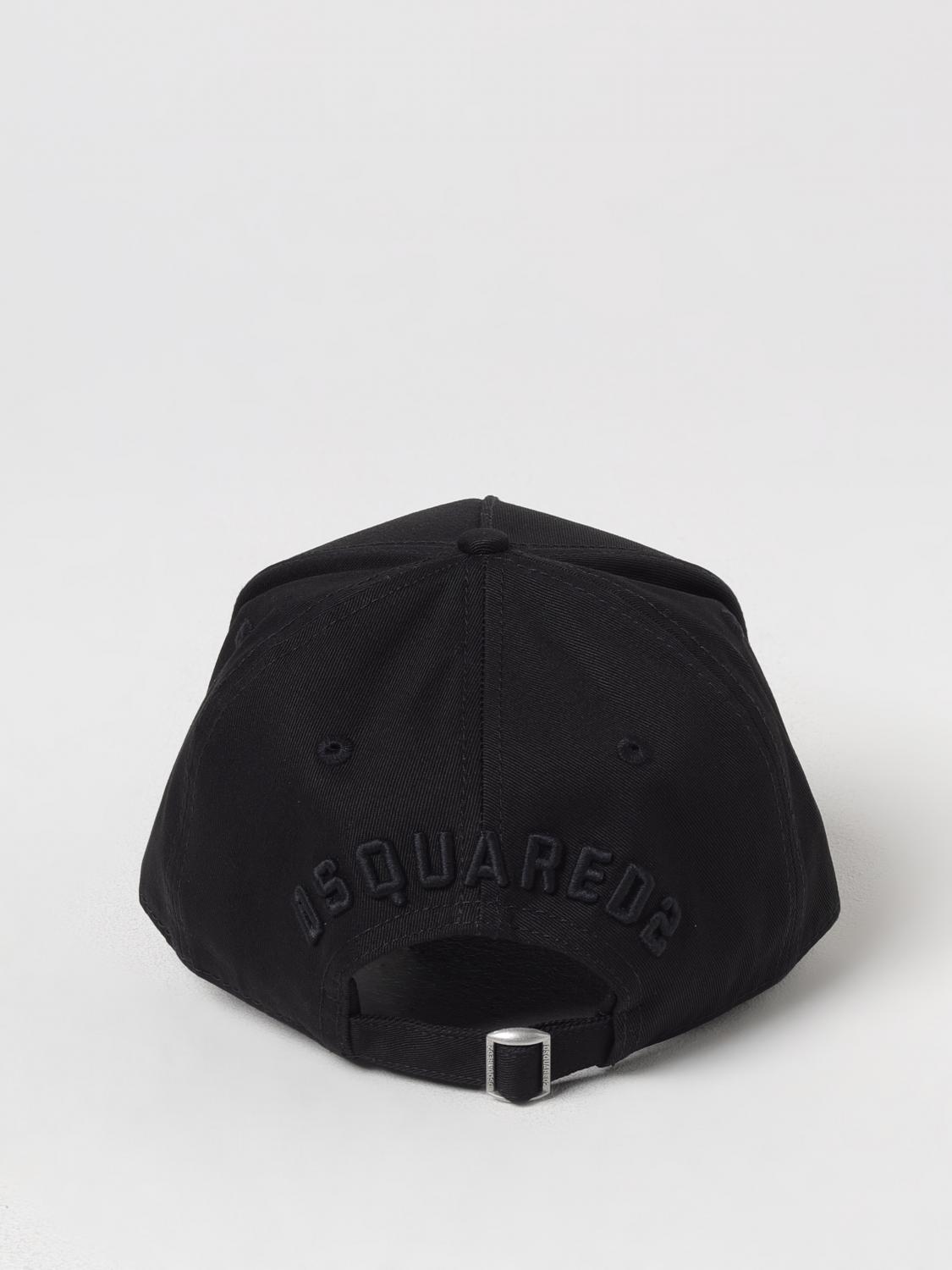 DSQUARED2 HAT: Hat men Dsquared2, Black 1 - Img 3