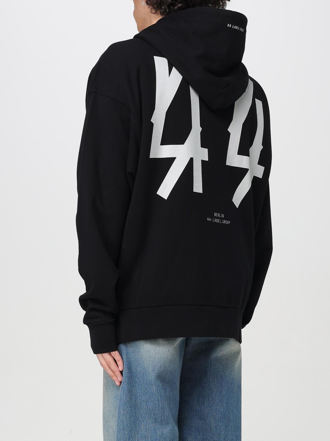 44 LABEL GROUP SWEATSHIRT: Sweatshirt homme 44 Label Group, Noir - Img 2