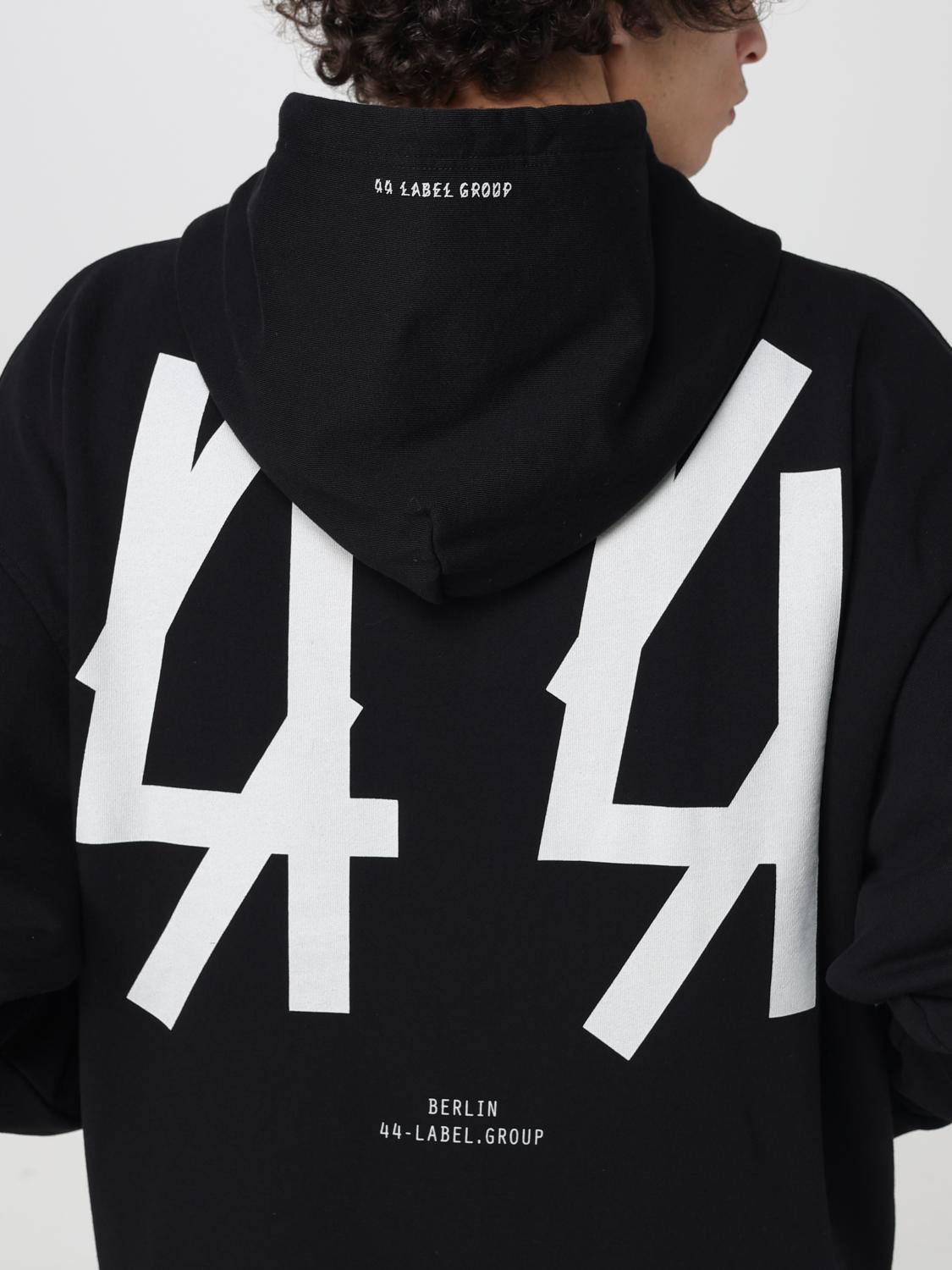 44 LABEL GROUP SWEATSHIRT: Sweatshirt homme 44 Label Group, Noir - Img 4