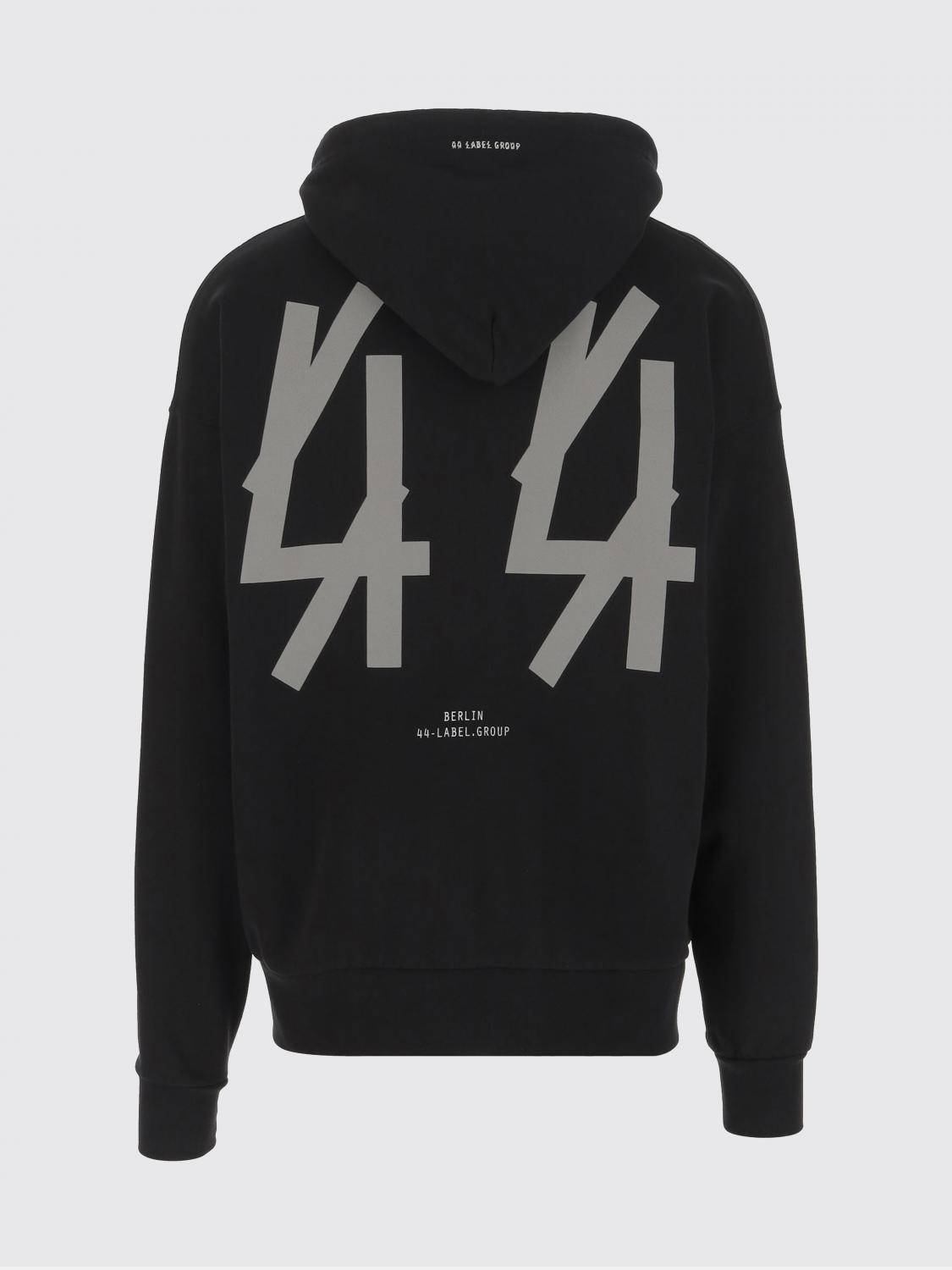 44 LABEL GROUP SUDADERA: Sudadera hombre 44 Label Group, Negro 1 - Img 2