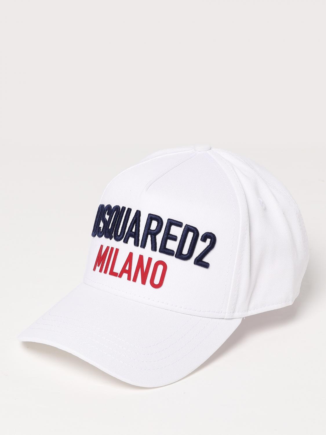 Dsquared2 Hat men - White | BCM091705C00001 | GIGLIO.COM