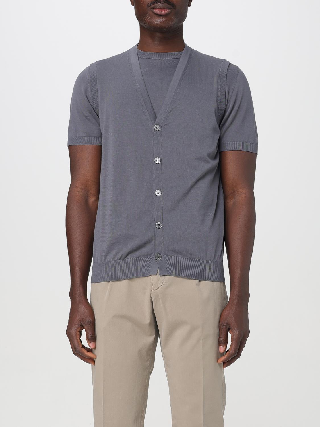 DRUMOHR WAISTCOAT: Waistcoat men Drumohr, Grey - Img 1