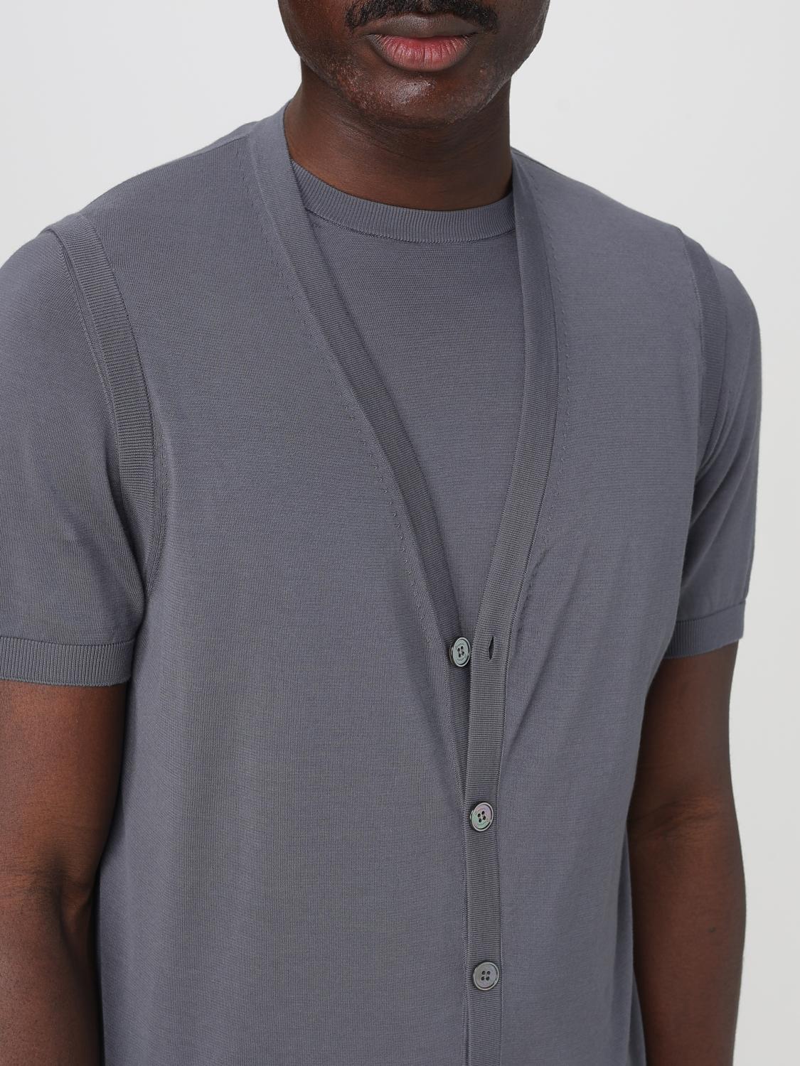 DRUMOHR WAISTCOAT: Waistcoat men Drumohr, Grey - Img 4