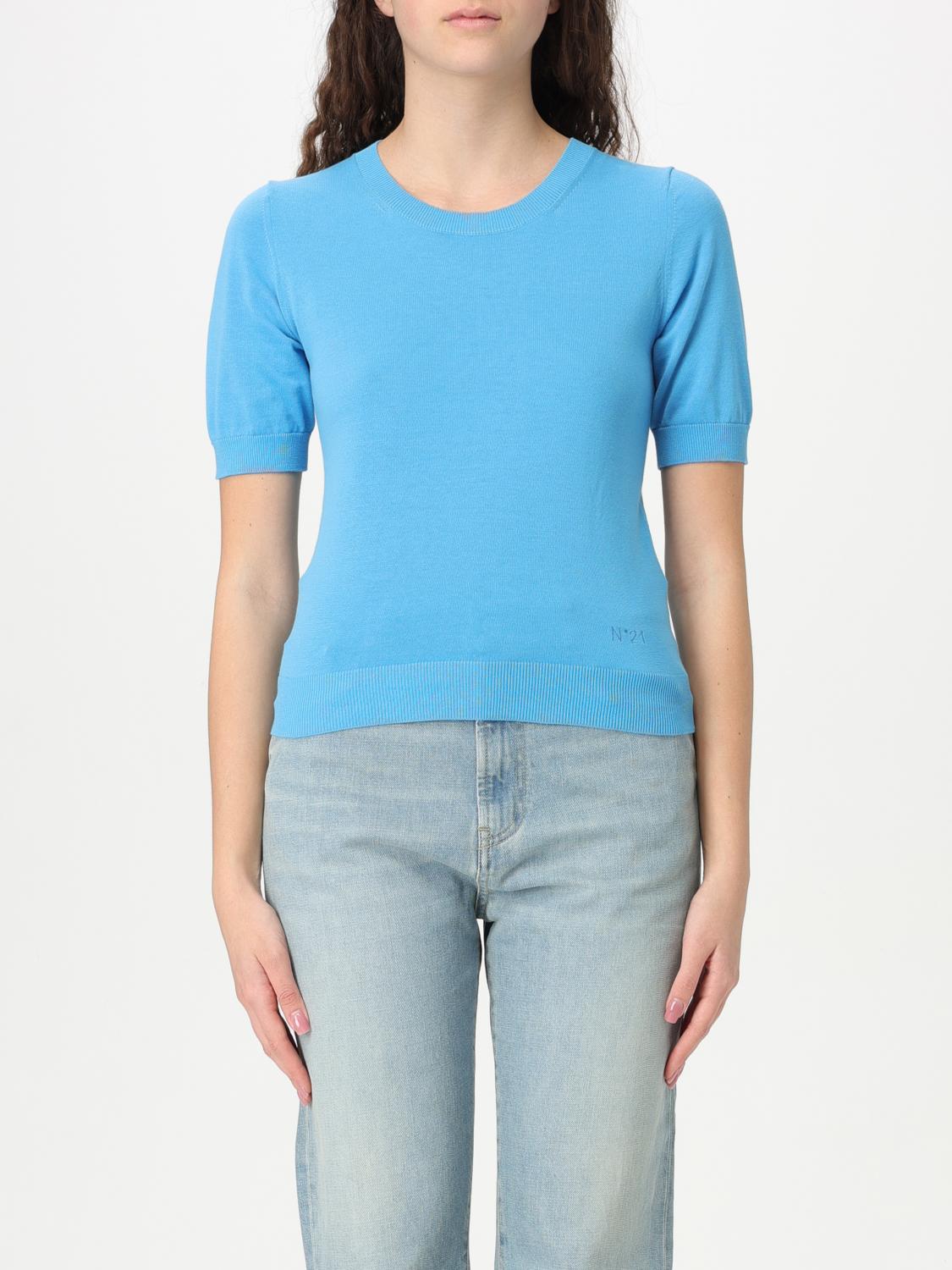 N° 21 POLO: Pull femme N° 21, Bleu - Img 1