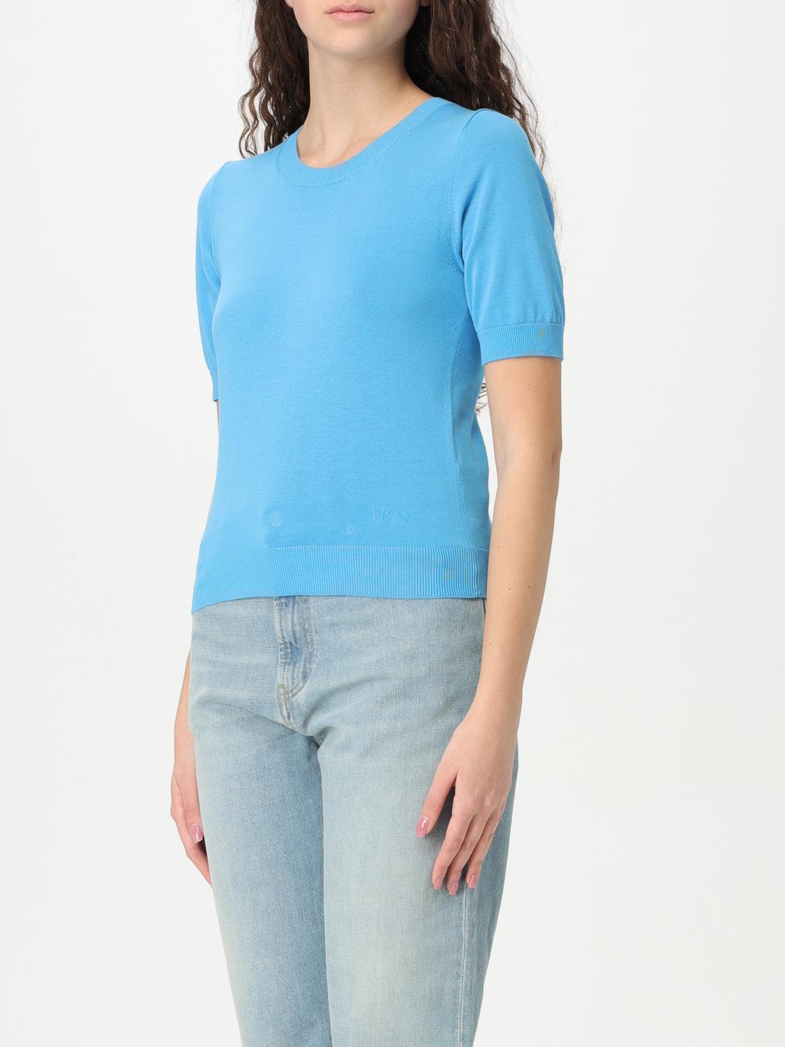 N° 21 POLO: Pull femme N° 21, Bleu - Img 4