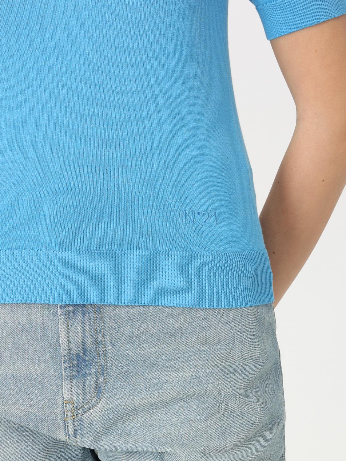 N° 21 POLO: Pull femme N° 21, Bleu - Img 5