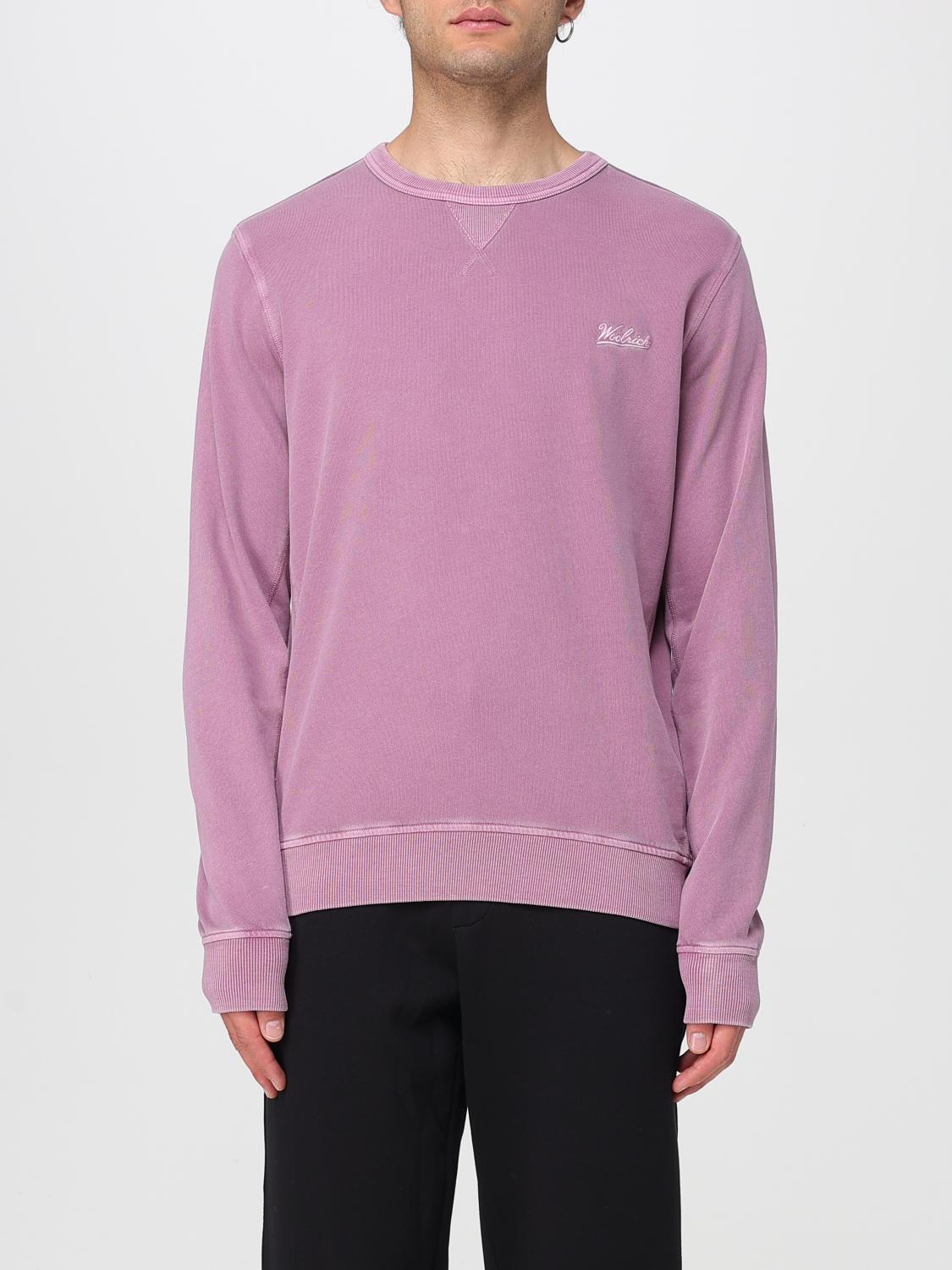 WOOLRICH SWEATSHIRT: Pullover herren Woolrich, Puder - Img 1