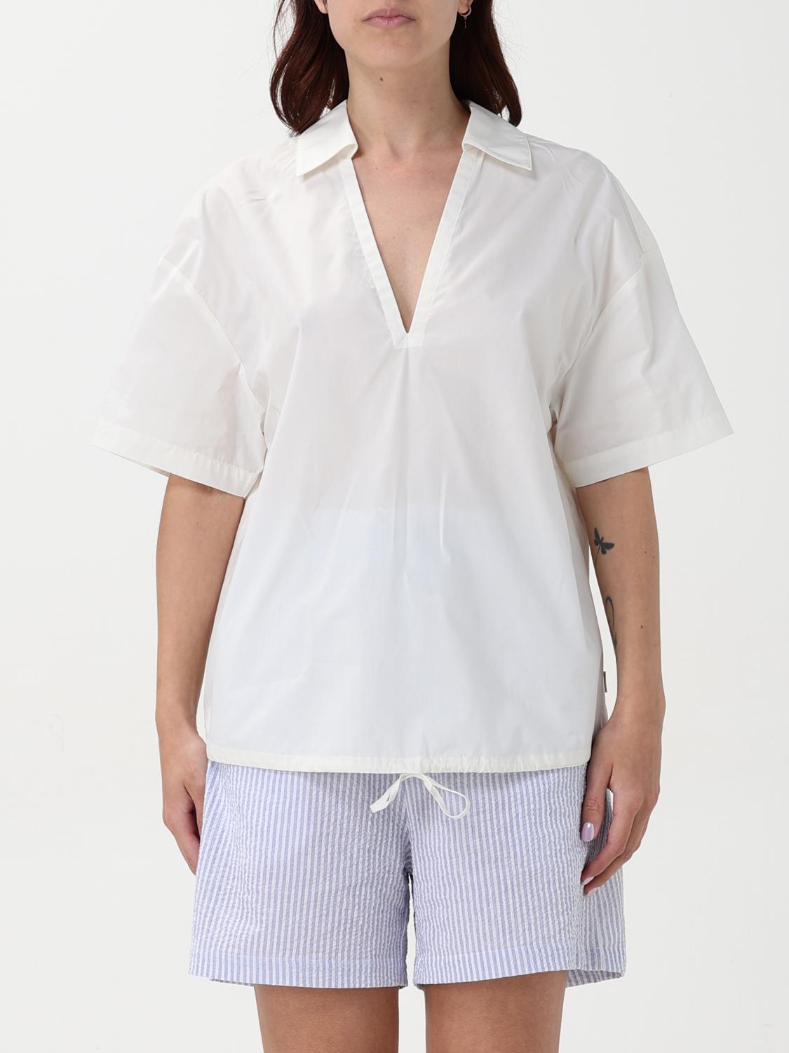 WOOLRICH TOP: Pull femme Woolrich, Beige - Img 1