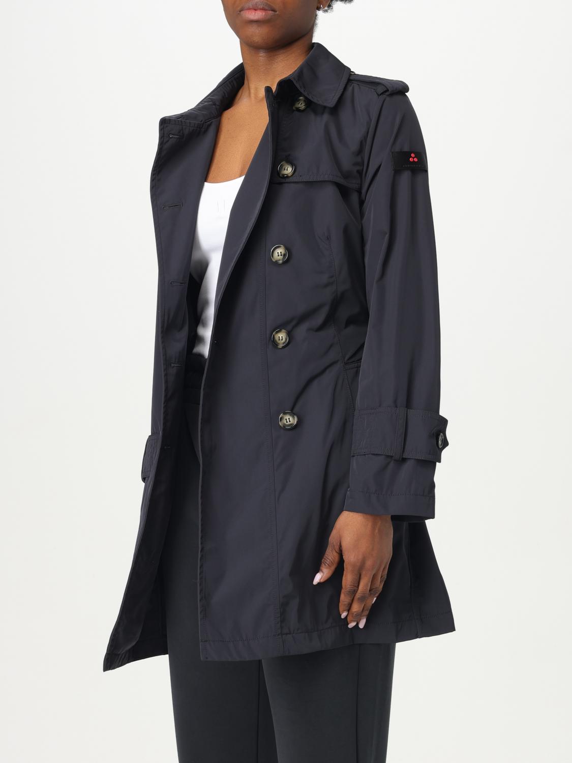 PEUTEREY CHAQUETA: Abrigo mujer Peuterey, Azul Oscuro - Img 3