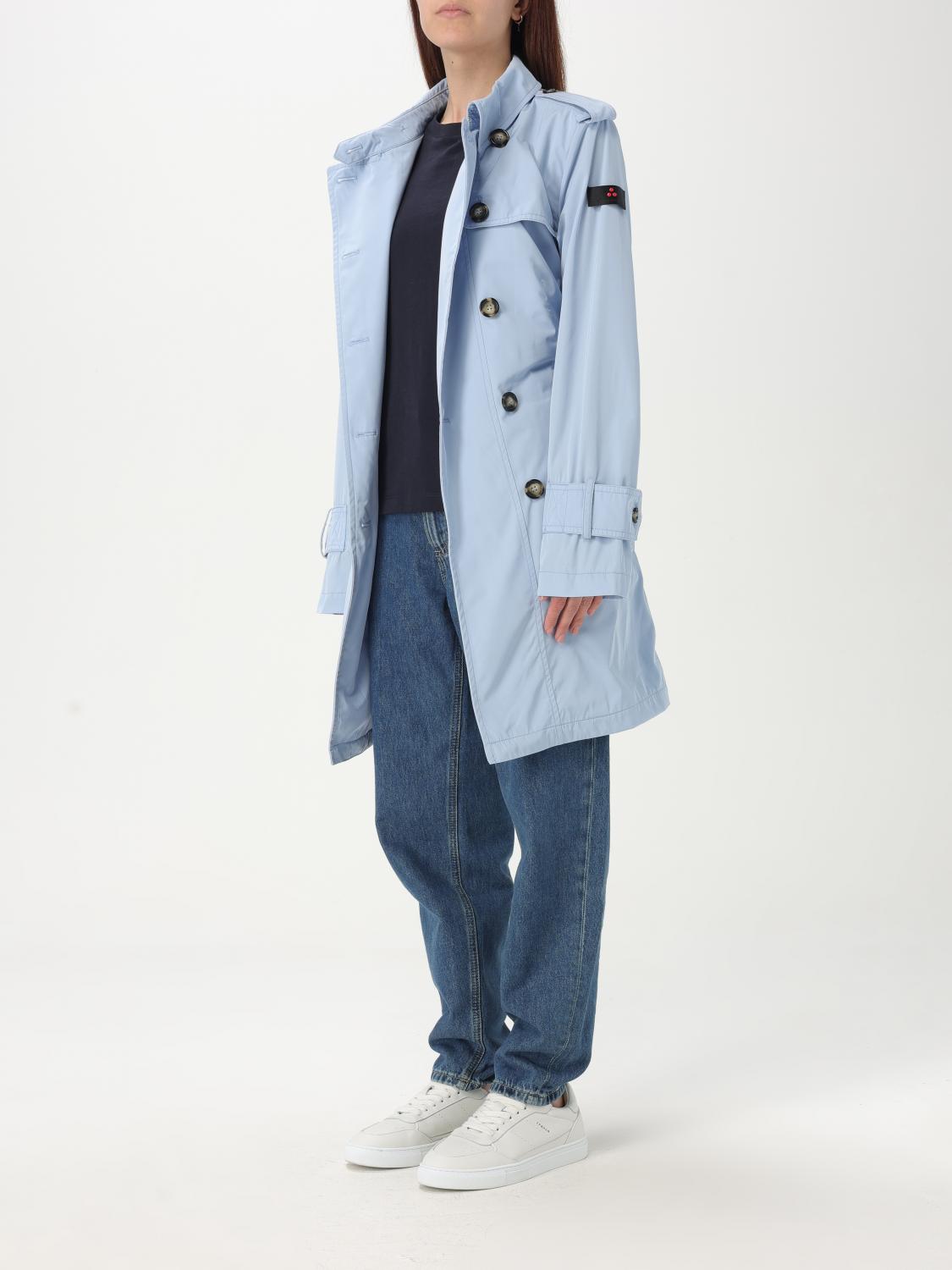 PEUTEREY CHAQUETA: Abrigo mujer Peuterey, Azul Claro - Img 3