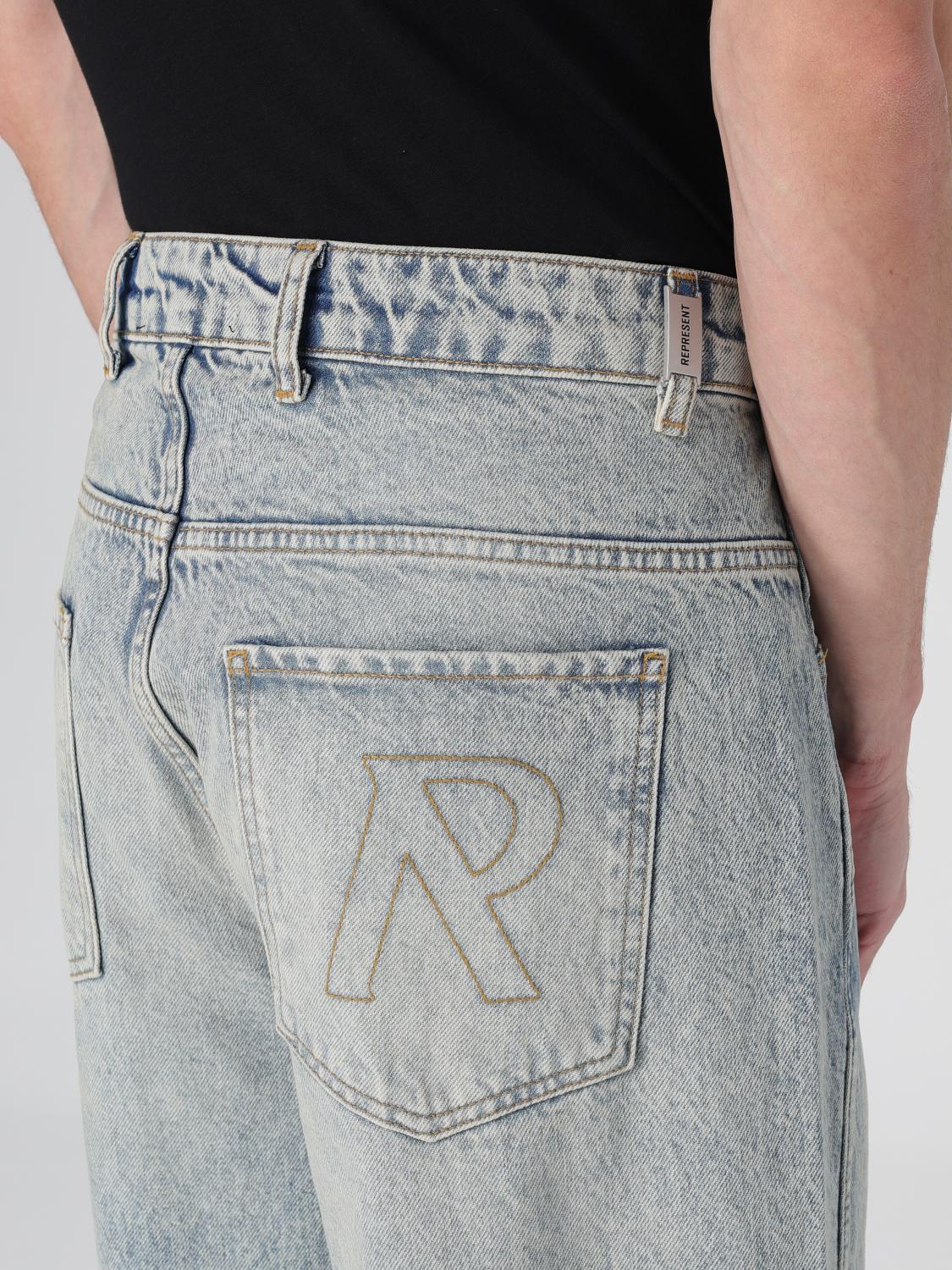 REPRESENT JEANS: Jeans men Represent, Blue - Img 3