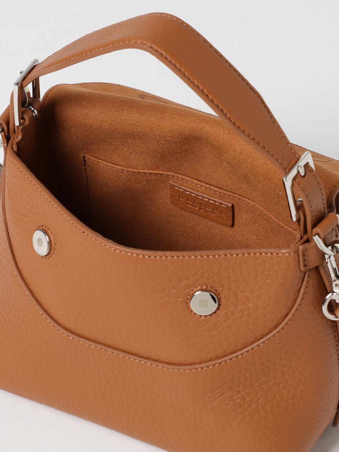 ORCIANI BORSA MINI: Borsa Nana Orciani in pelle martellata , Cuoio - Img 3