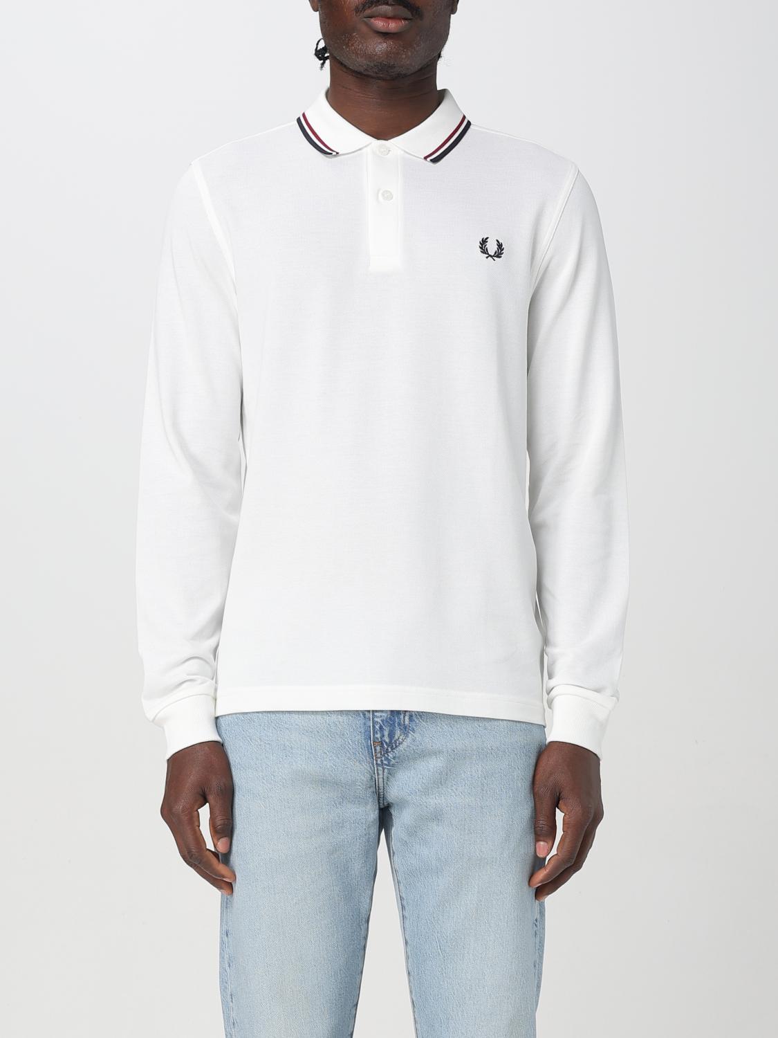 FRED PERRY POLO: Camiseta hombre Fred Perry, Blanco - Img 1