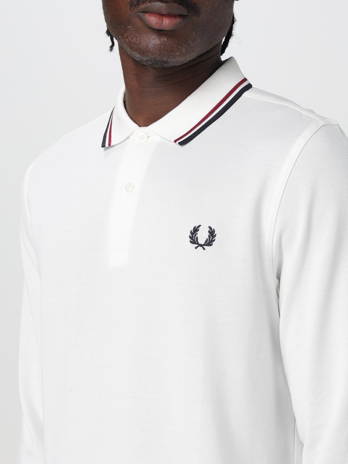 FRED PERRY POLO: Camiseta hombre Fred Perry, Blanco - Img 3