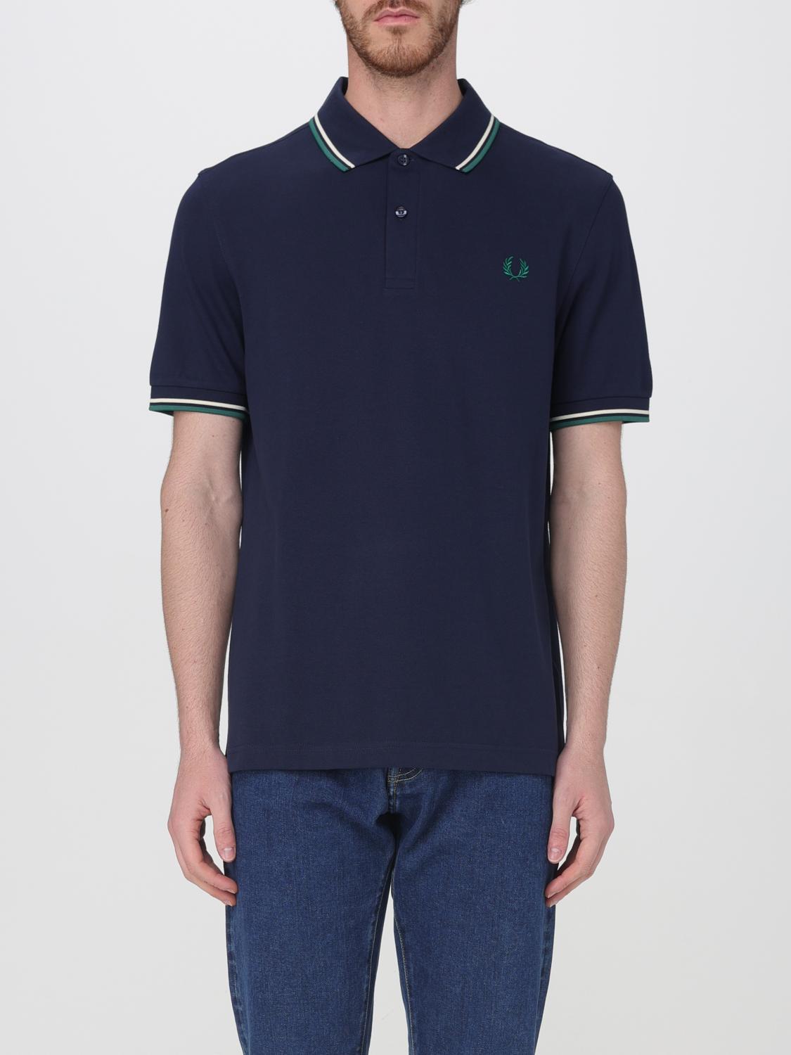 FRED PERRY POLO: Camiseta hombre Fred Perry, Azul Oscuro - Img 1