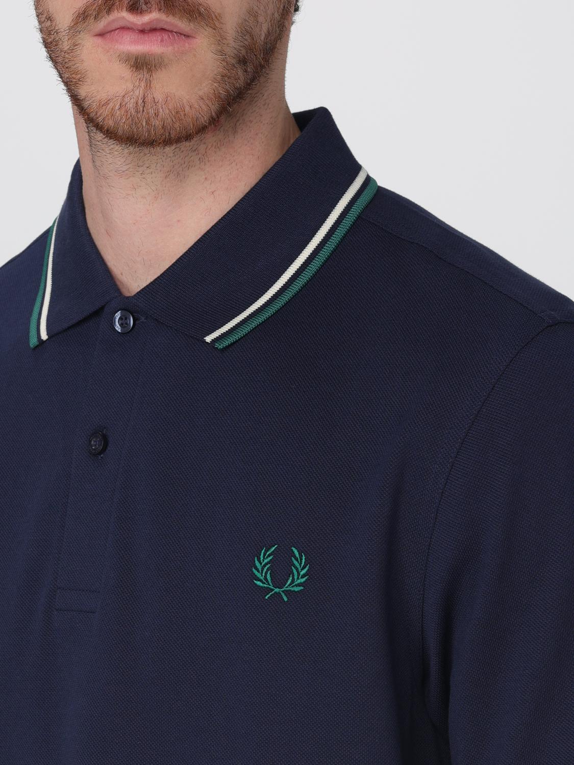 FRED PERRY POLO: Camiseta hombre Fred Perry, Azul Oscuro - Img 3