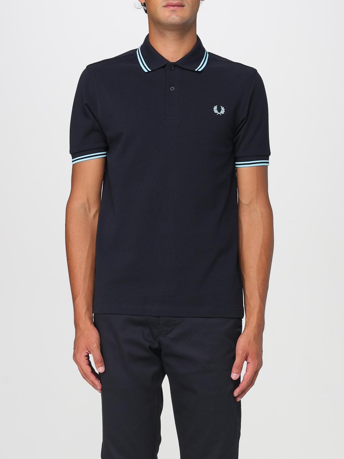 FRED PERRY POLO: Camiseta hombre Fred Perry, Azul Claro - Img 1