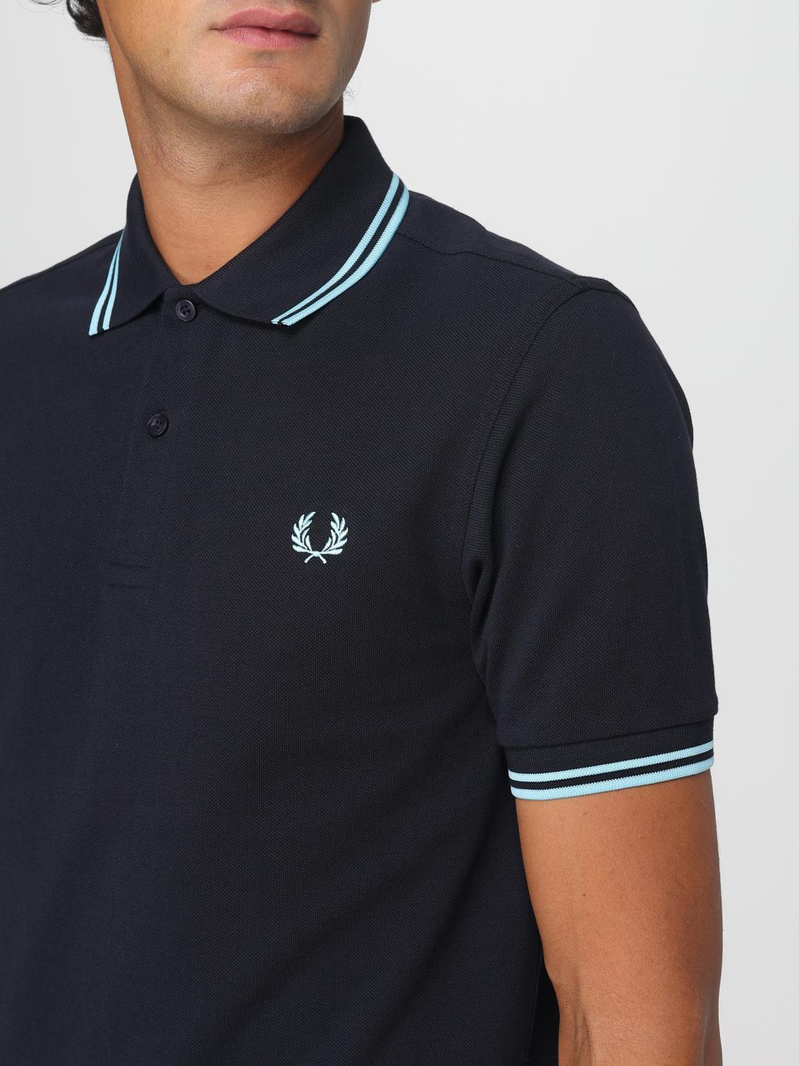 FRED PERRY POLO: Camiseta hombre Fred Perry, Azul Claro - Img 3